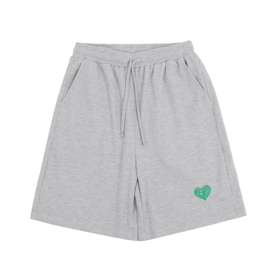 Nerdy SS24 Casual Shorts Unisex Heather Gray