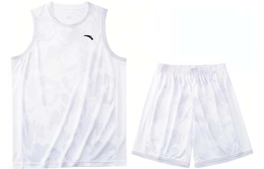 ANTA Basketball Suits Men's White Moderate Other