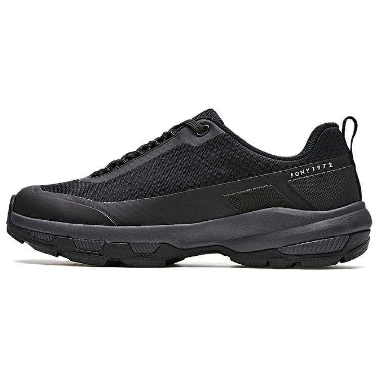 Pony Slip Resistant Abrasion Resistant Low top Casual Shoes Men's Black