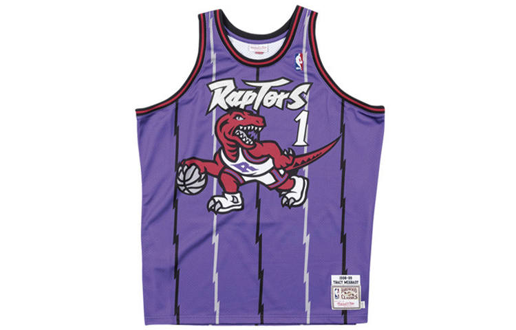 Mitchell Ness Mitchell Ness "NBA Toronto Raptors 98 Tracy Mcgrady" authentic road jersey
