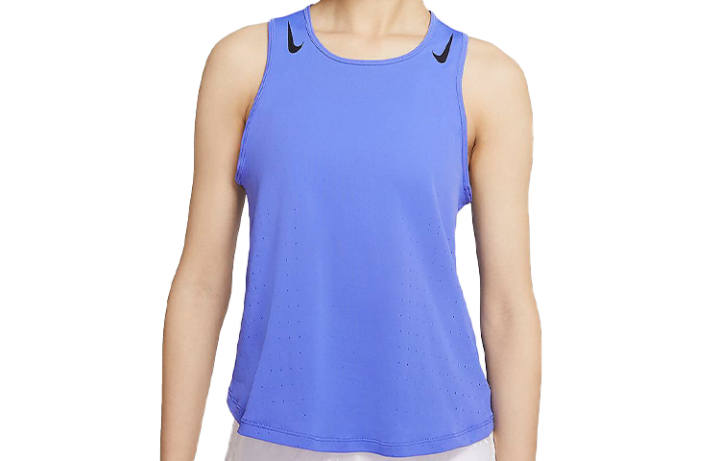 Nike Nike Tank Tops Women's Blue Crew Neck Thin Racerback