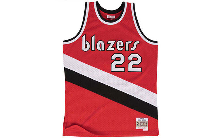 Mitchell Ness Mitchell Ness Basketball Jersey Unisex Red