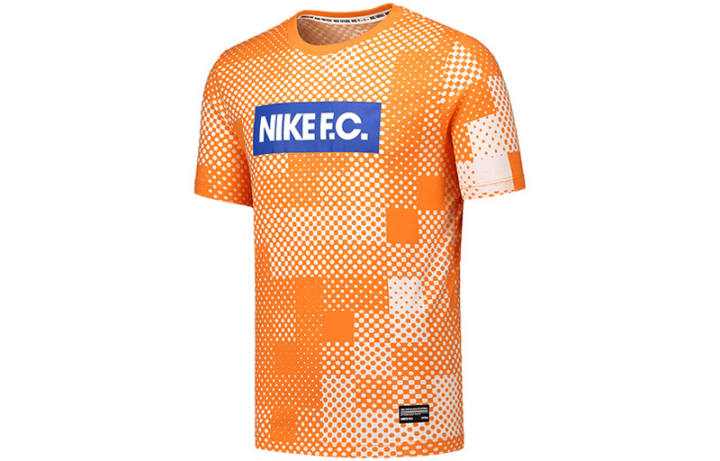 Nike Nike FC Soccer Jerseys Men's Orange Moderate Straight Fit