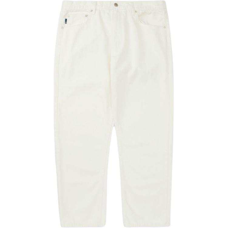 MADNESS Jeans Unisex White Moderate Straight Fit Pants