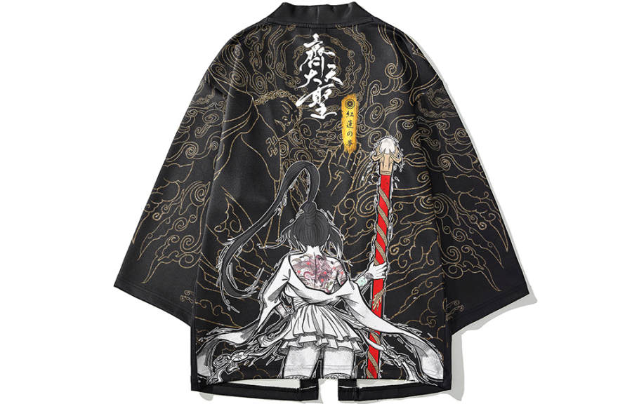 SANSYAS Hanfu Unisex V Neck Moderate Mid Length