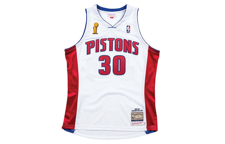Mitchell Ness "NBA Detroit Pistons 03 Rasheed Wallace" basketball jersey