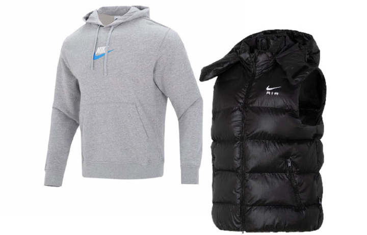 Nike Nike Casual Sportswear Men's Gray+Black