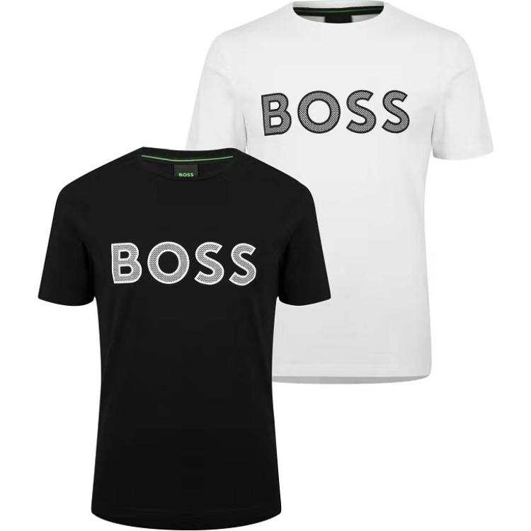 HUGO BOSS Casual Sportswear Men's Crew Neck Moderate