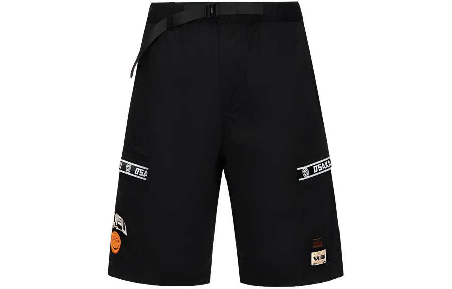 EVISU EVISU Casual Shorts Men's Black Moderate
