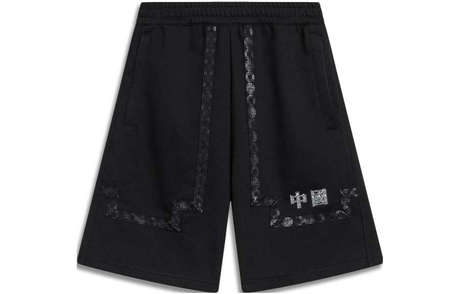 Li-Ning Li Ning Sports Fashion Collection Casual Shorts Men's Black