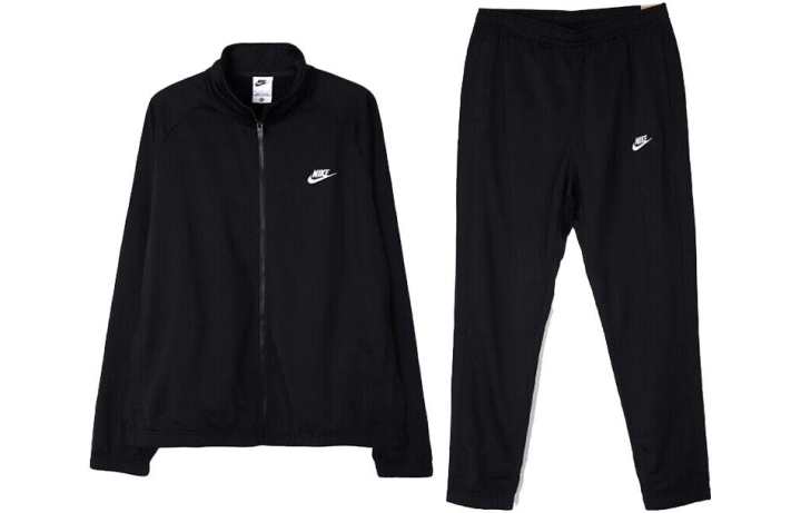 Nike Nike Poly Knit Tracksuit Casual Sportswear Men's Black