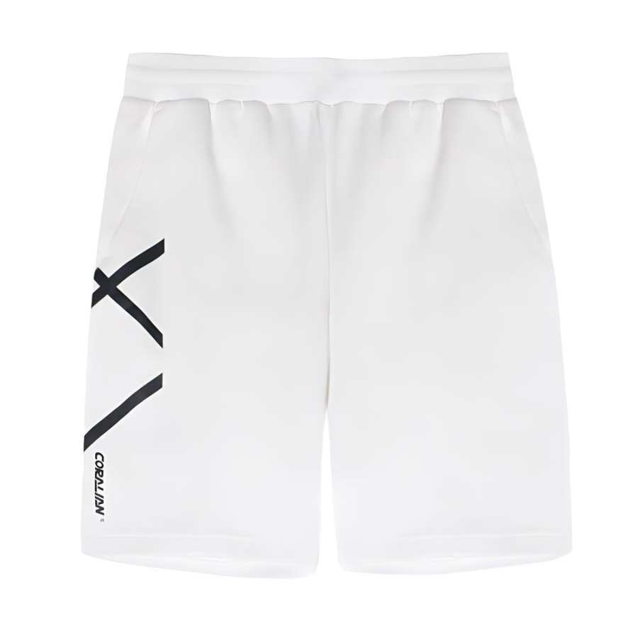 CORALIAN Casual Shorts Unisex White