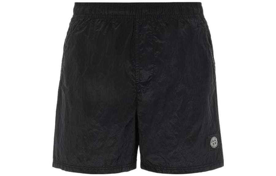 STONE ISLAND Casual Shorts Men's Black
