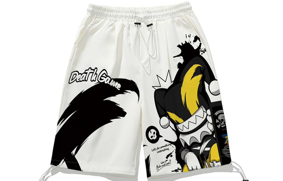 SANSYAS Casual Shorts Unisex White Moderate