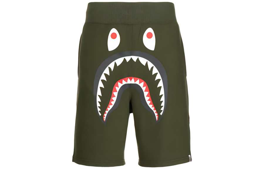 A BATHING APE Bape Casual Shorts Men's Green Moderate
