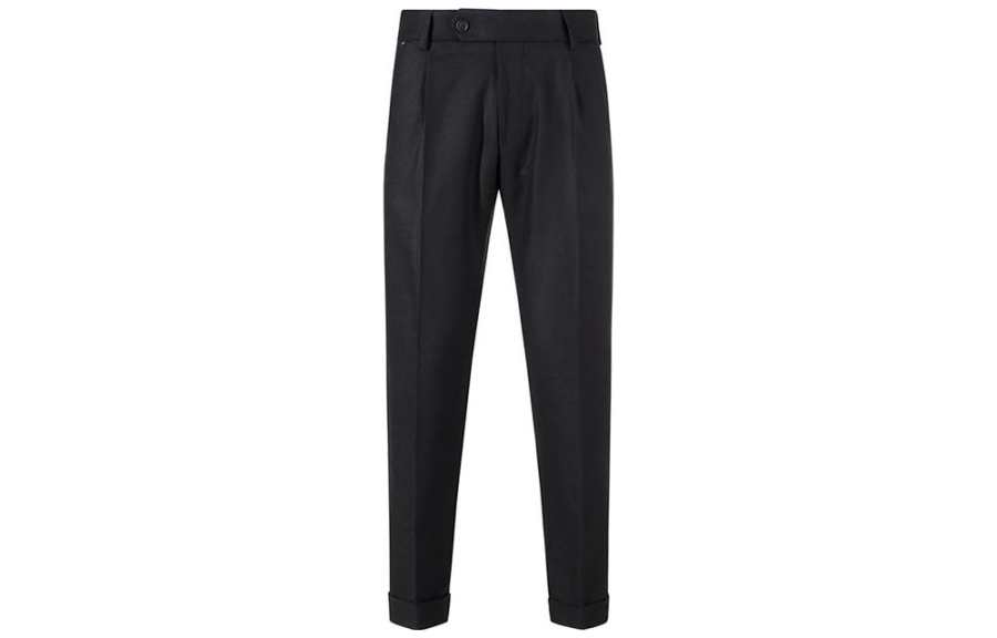 HUGO BOSS FW23 Casual Pants Men's Black