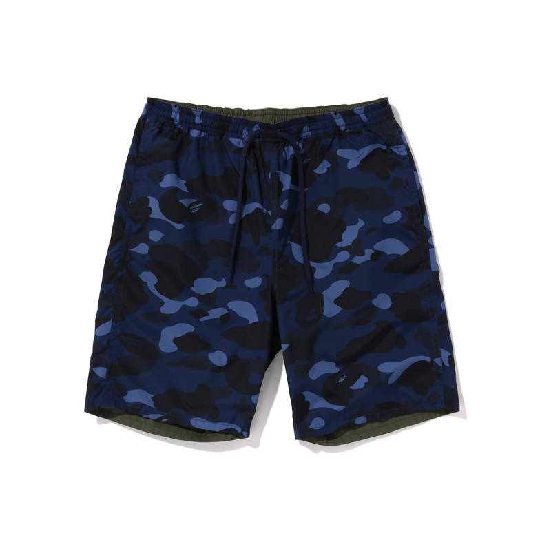 A BATHING APE Bape Solid Shark Beach Shorts
