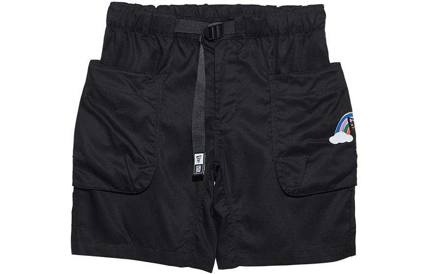 New Era Casual Shorts Unisex Black Moderate
