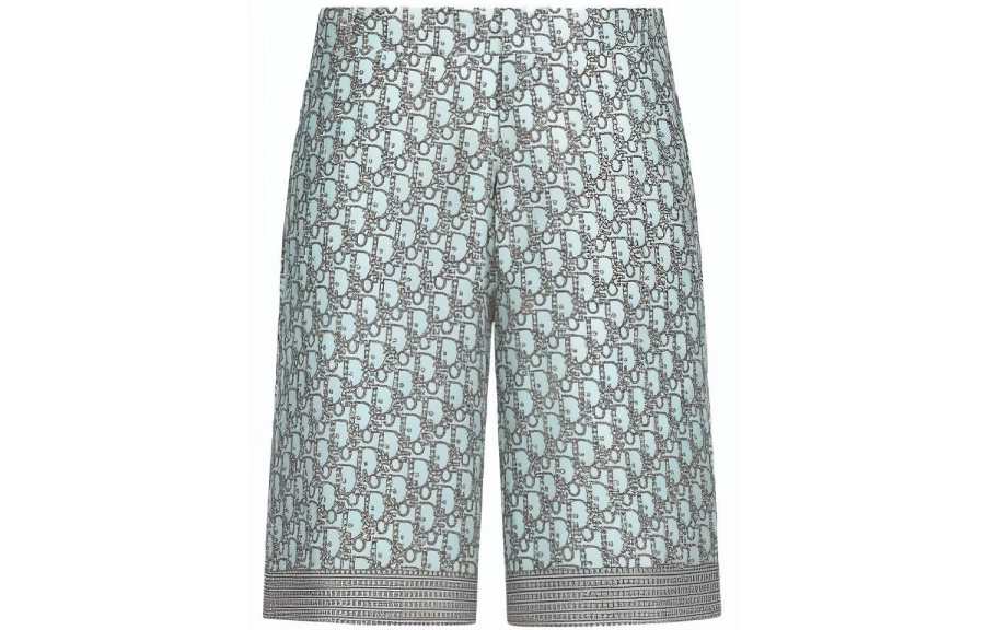 DIOR DIOR Casual Shorts Men's Cyan Moderate