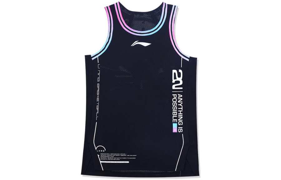 Li-Ning Li Ning Sports Basketball Collection Basketball Jersey Unisex Black