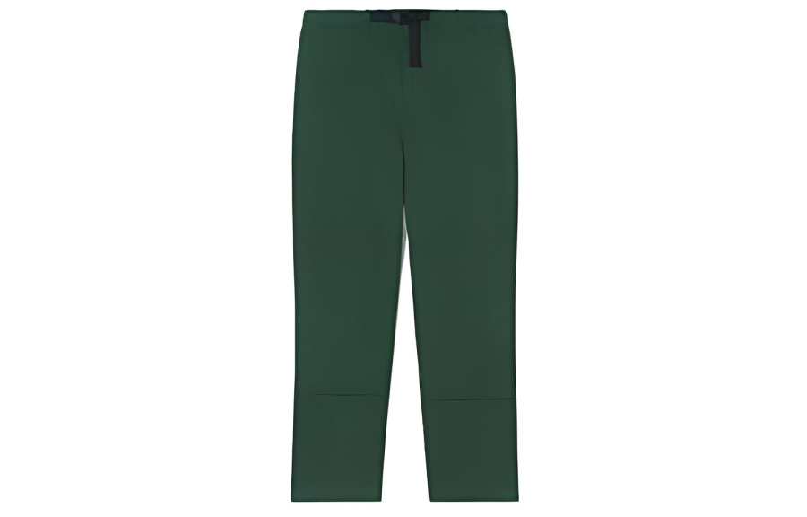 LACOSTE Casual Pants Men's 5HX/Garden Green Moderate Straight Fit Pants