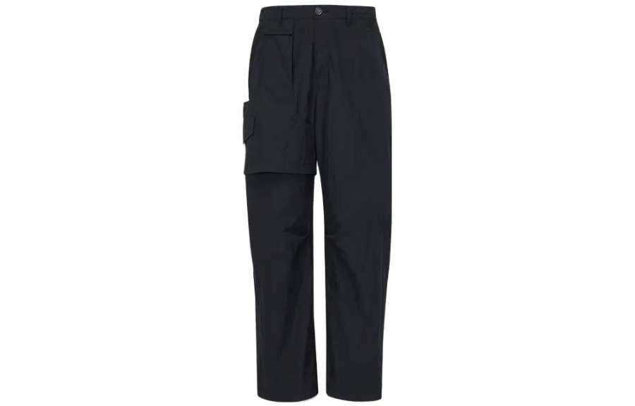 MCM Casual Pants Men's Black Moderate Straight Fit Pants