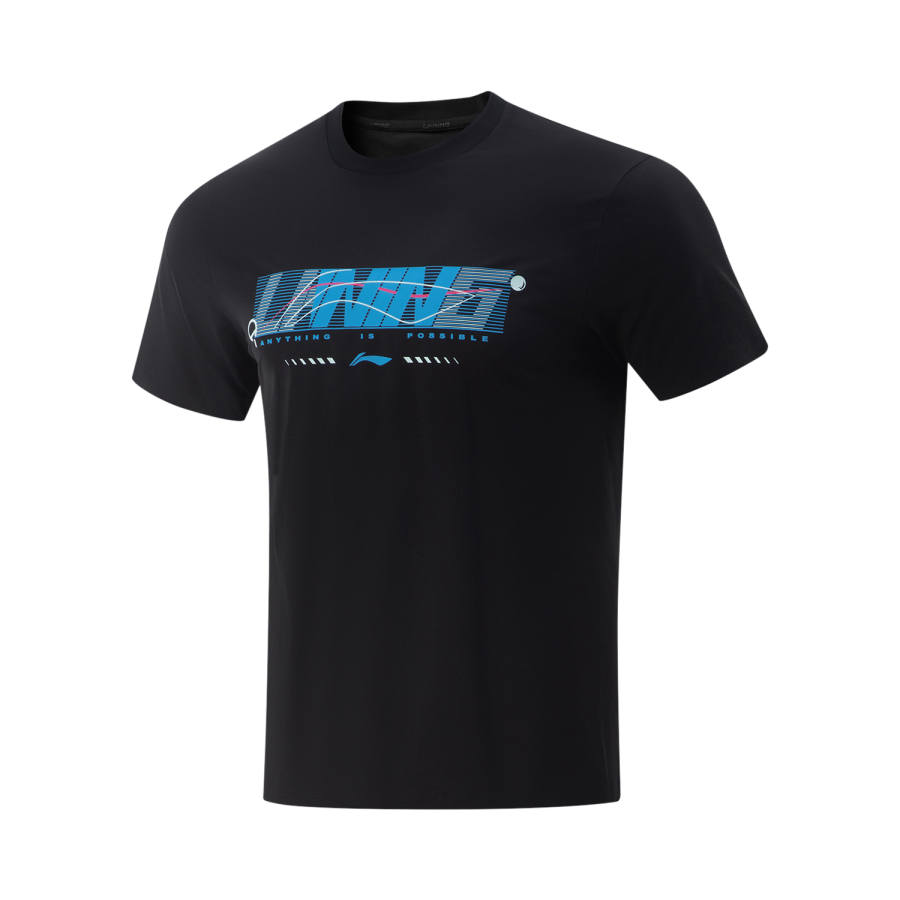 Li-Ning Li Ning Table Tennis Collection T Shirt Unisex Black