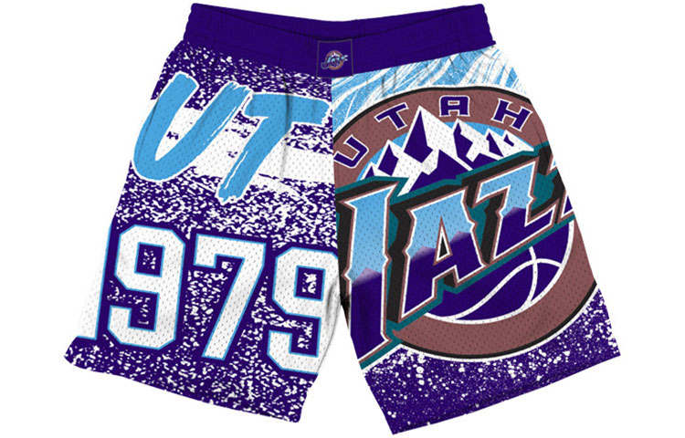 Mitchell Ness Mitchell Ness Basketball Shorts Unisex Purple