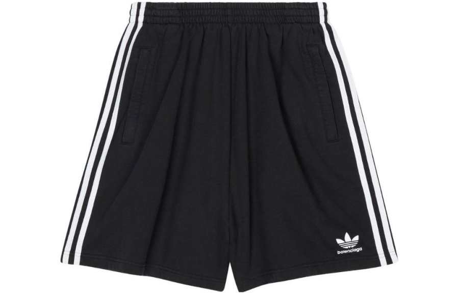 Balenciaga x Adidas Originals FW22 Casual Shorts Men's Black