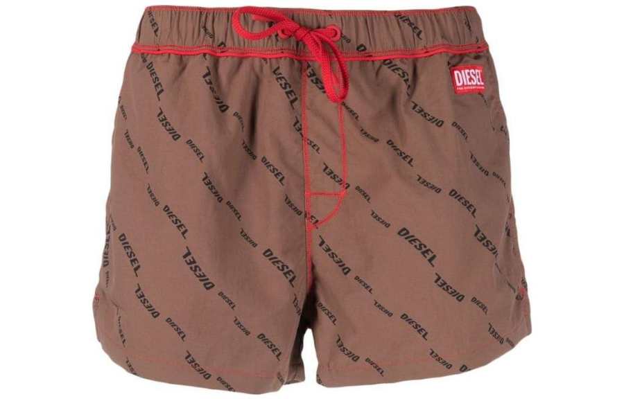 DIESEL Casual Shorts Men's Brown Moderate