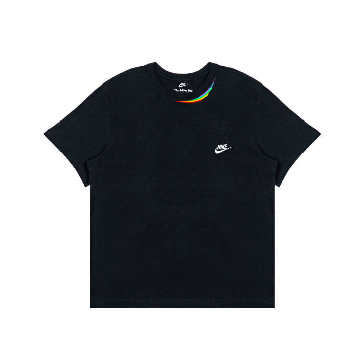 Nike Nike T Shirts Unisex Black Crew Neck Moderate Straight Fit