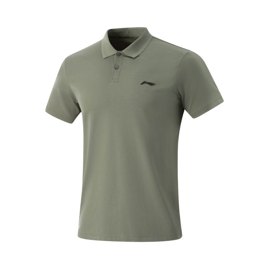 Li-Ning Li Ning Fitness Series Polo Shirt Men's Tea Green