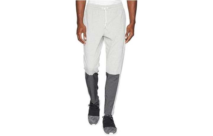 Adidas Adidas Casual Pants Men's Gray Moderate Straight Fit Pants