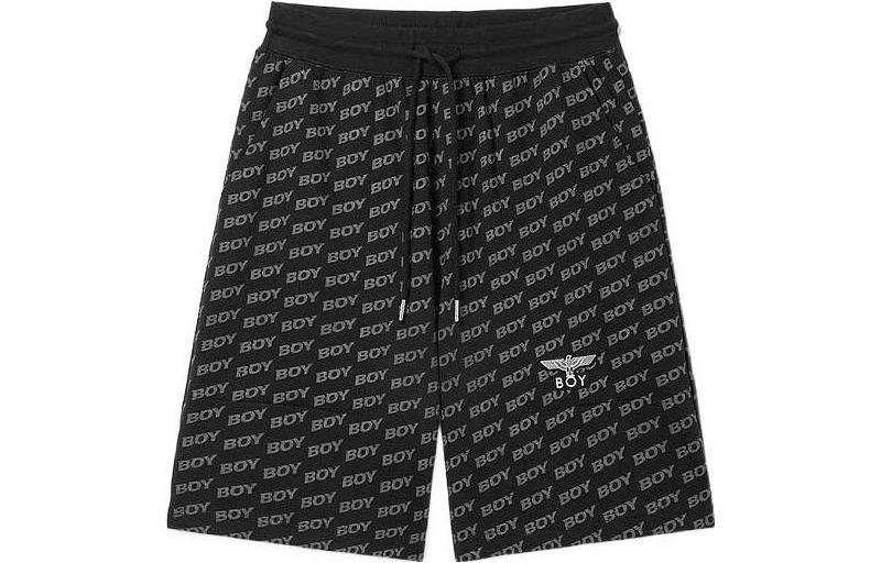 Boy London Casual Shorts Unisex Black Moderate