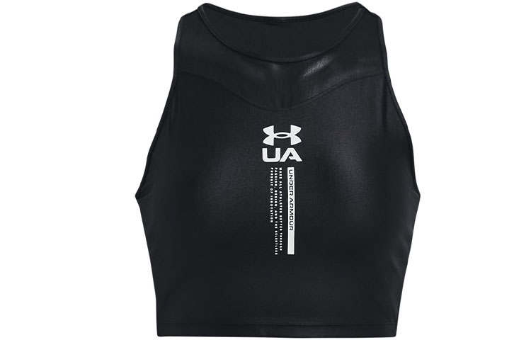 Under Armour Iso Chill Tank Tops Women's Black Crew Neck Moderate Other