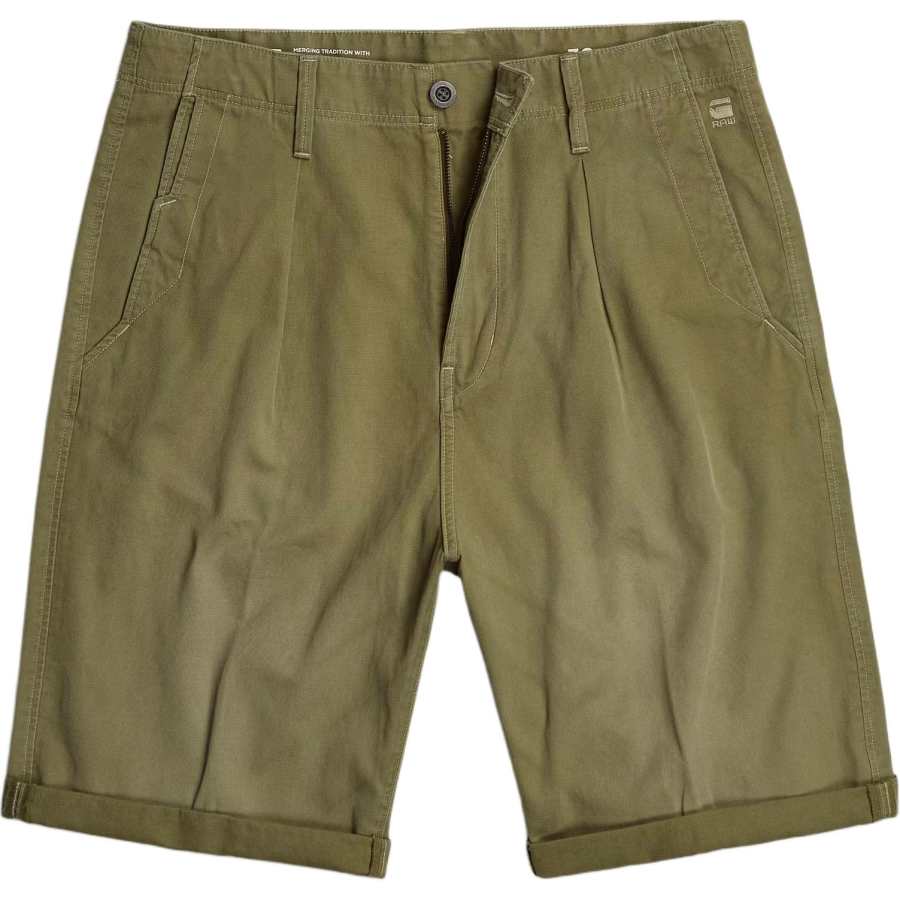 G-STAR RAW G STAR RAW Casual Shorts Men's Khaki Green