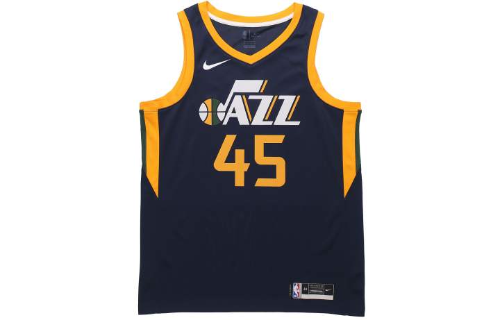 Nike Nike NBA Basketball Jersey Men's University Dark Blue/Sun Yellow