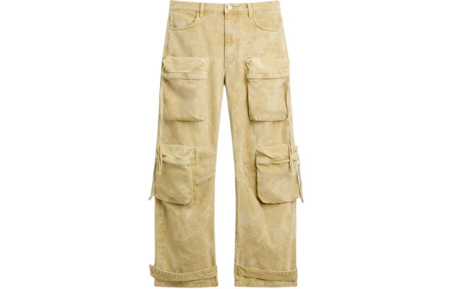 ZARA ZARA Casual Pants Men's Mustard