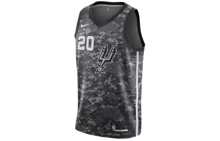 Nike Nike Basketball Jersey Men's Gray Black