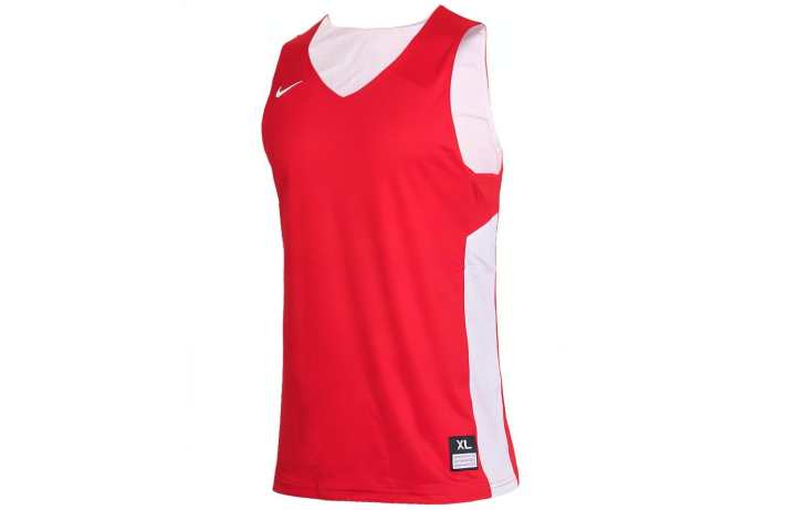 Nike Nike Basketball Jerseys Men's Red Moderate Straight Fit