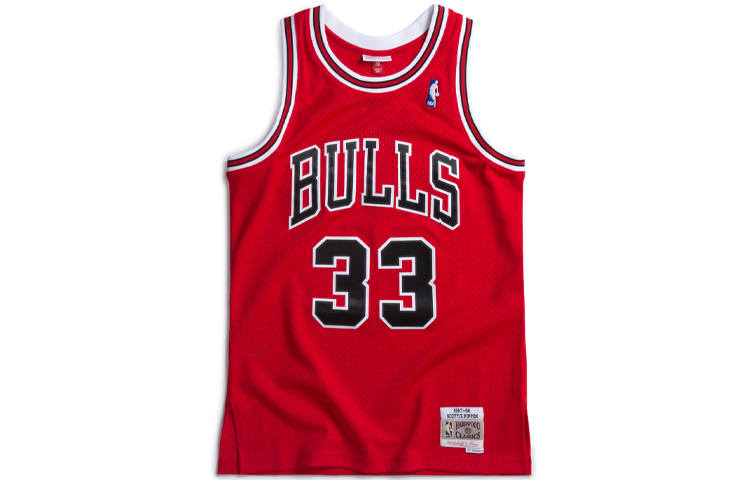 Mitchell Ness Mitchell & Ness Chicago Bulls Road 1997 98 Scottie Pippen Swingman Jersey