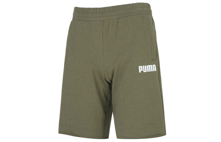 PUMA Casual Shorts Men's Army Green Moderate