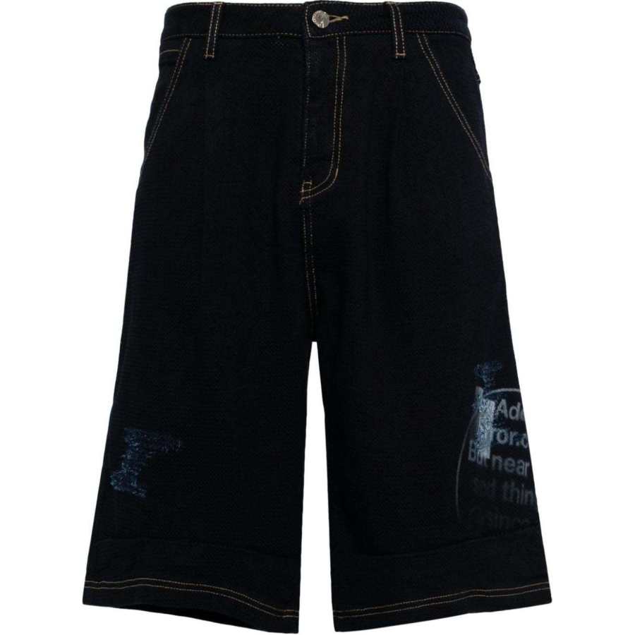 ADER ERROR ADER ERROR Denim Shorts Men's Midnight Blue
