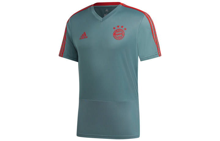 Adidas Adidas Bayern Munich Black Soccer Jerseys Men's Dark Peacock Green Moderate