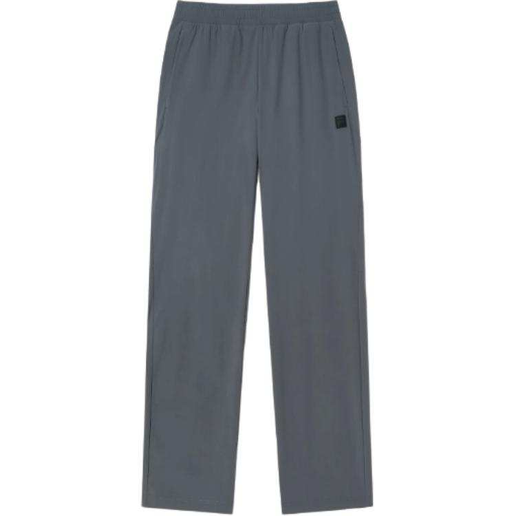 FILA Casual Pants Unisex Gray Moderate Straight Fit Pants