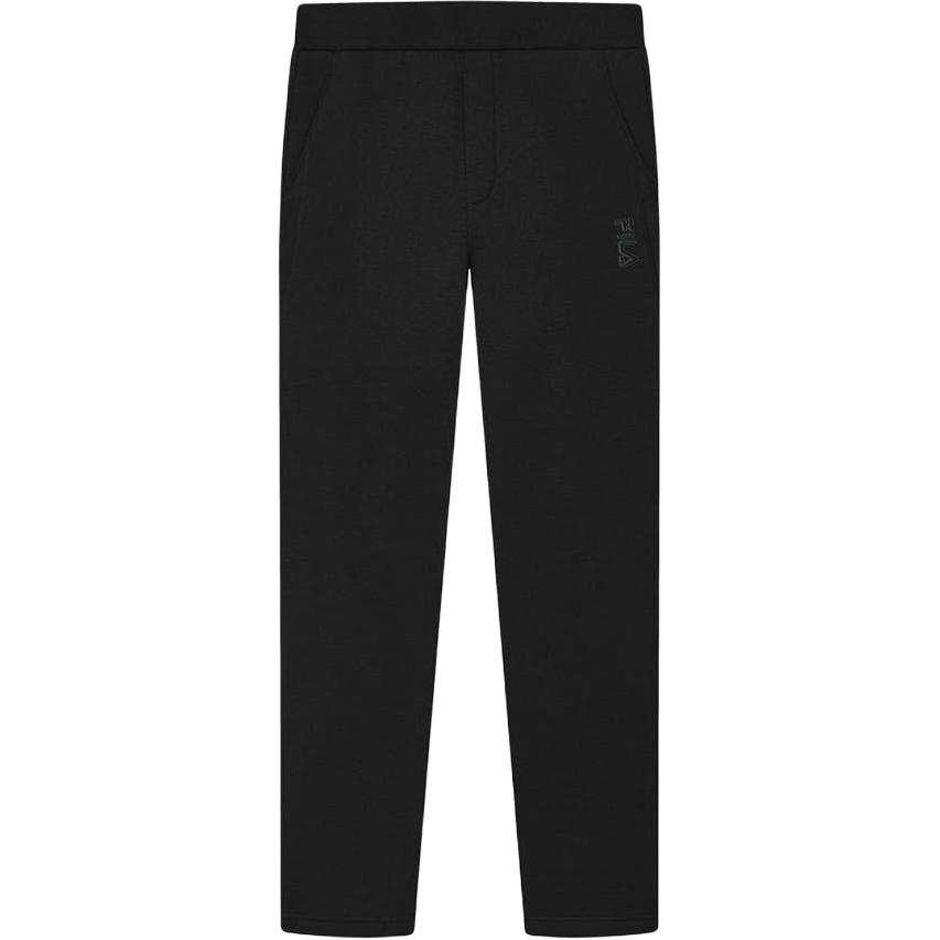FILA Casual Pants Men's Black Moderate Straight Fit Pants