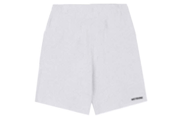 WE11DONE WE11DONE Logo.print Cotton Track Shorts