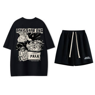 PAKA Casual Sportswear Unisex Crew Neck Moderate