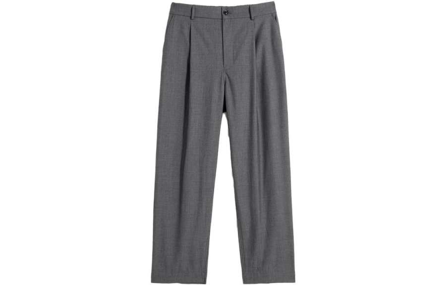 GAP Casual Pants Men's Silver Gray Moderate Straight Fit Pants