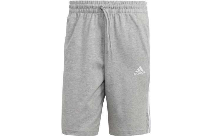 Adidas Adidas Essential Single Jersey 3 Stripes Shorts Casual Shorts Men's Gray